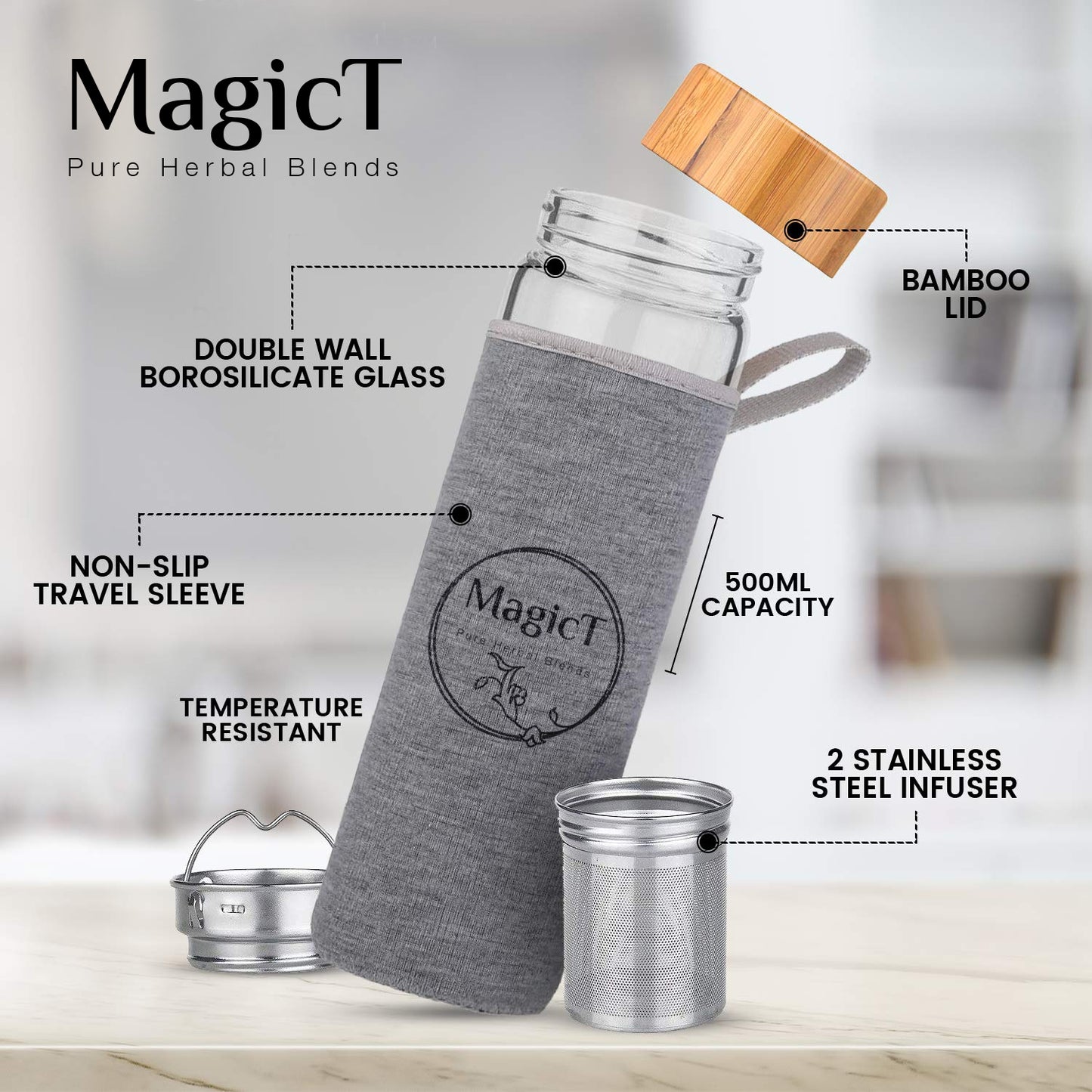Infuser Flask: Travel Brew (Free Gift)