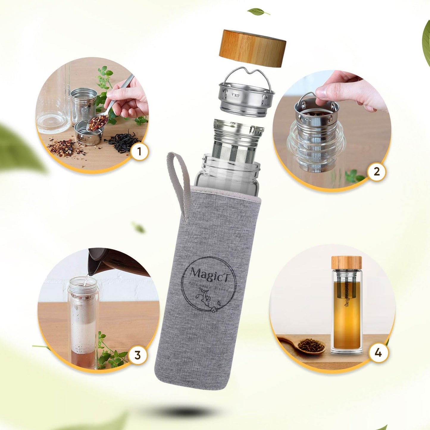 Infuser Flask: Travel Brew (Free Gift)