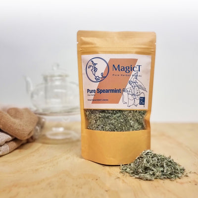 Pure Spearmint loose leaf herbal tea - Magic T New Zealand