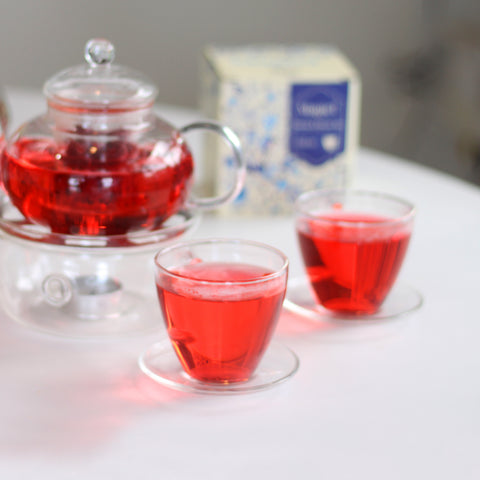 Glass Teacup and Saucer Set 150ml