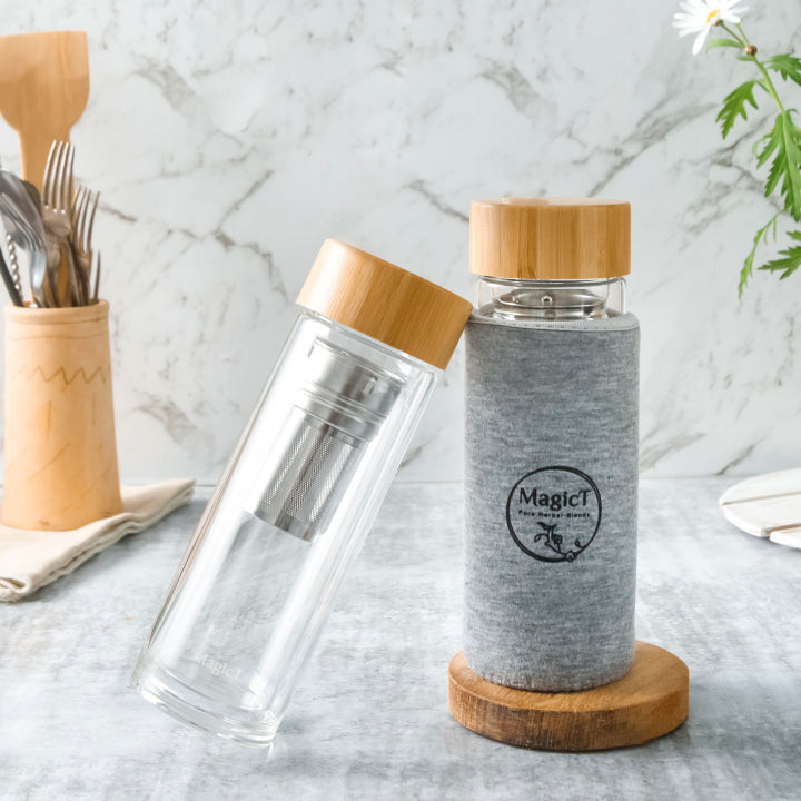 Infuser flask for loose leaf herbal tea - Magic T New Zealand